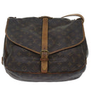 LOUIS VUITTON Monogram Saumur 35 Shoulder Bag M42254 LV Auth th3916-13