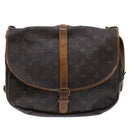 LOUIS VUITTON Monogram Saumur 35 Shoulder Bag M42254 LV Auth th3916-2
