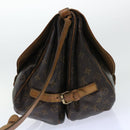 LOUIS VUITTON Monogram Saumur 35 Shoulder Bag M42254 LV Auth th3916-3