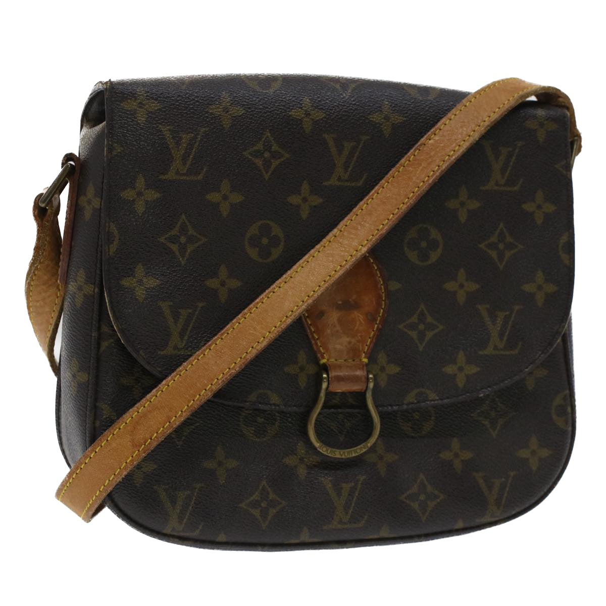 LOUIS VUITTON Monogram Saint Cloud GM Shoulder Bag M51242 LV Auth th3921