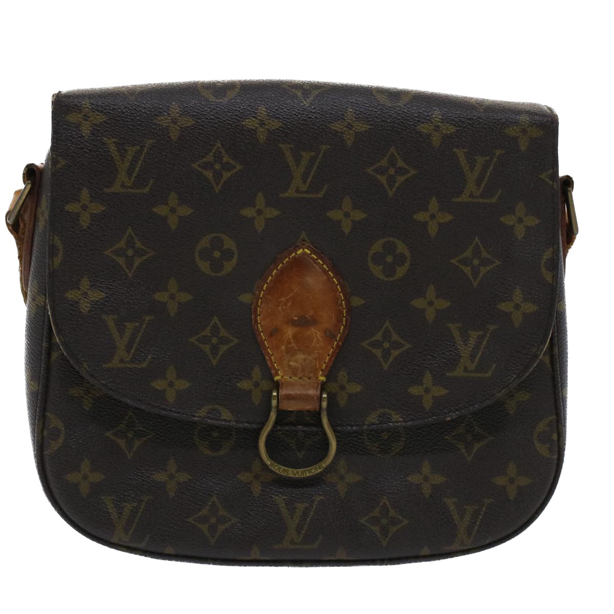 LOUIS VUITTON Monogram Saint Cloud GM Shoulder Bag M51242 LV Auth th3921