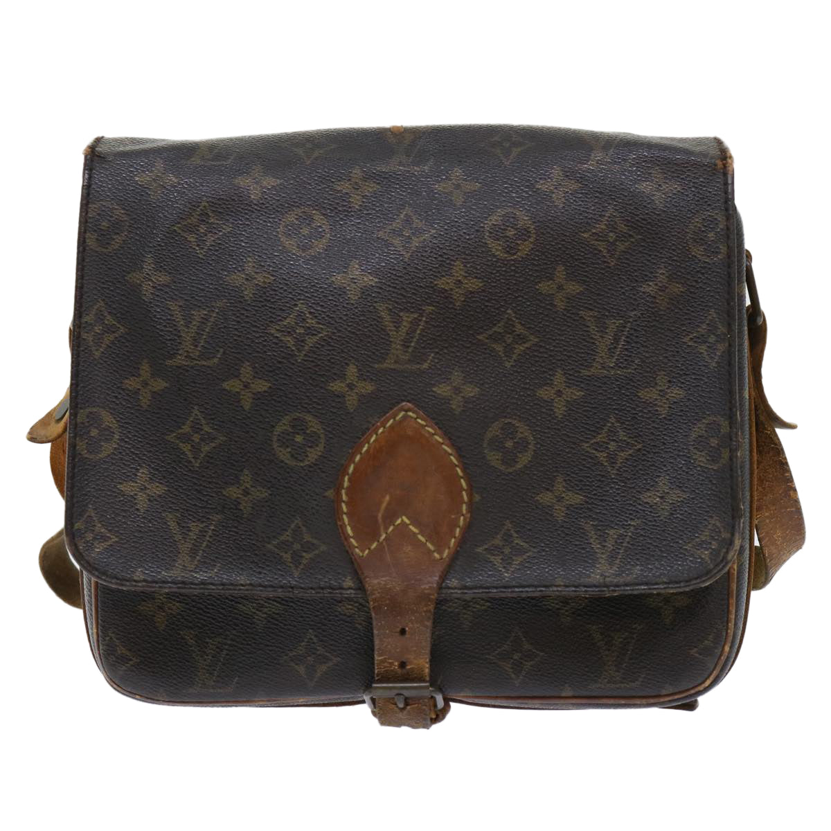 LOUIS VUITTON Monogram Cartouchiere GM Shoulder Bag M51252 LV Auth th3923