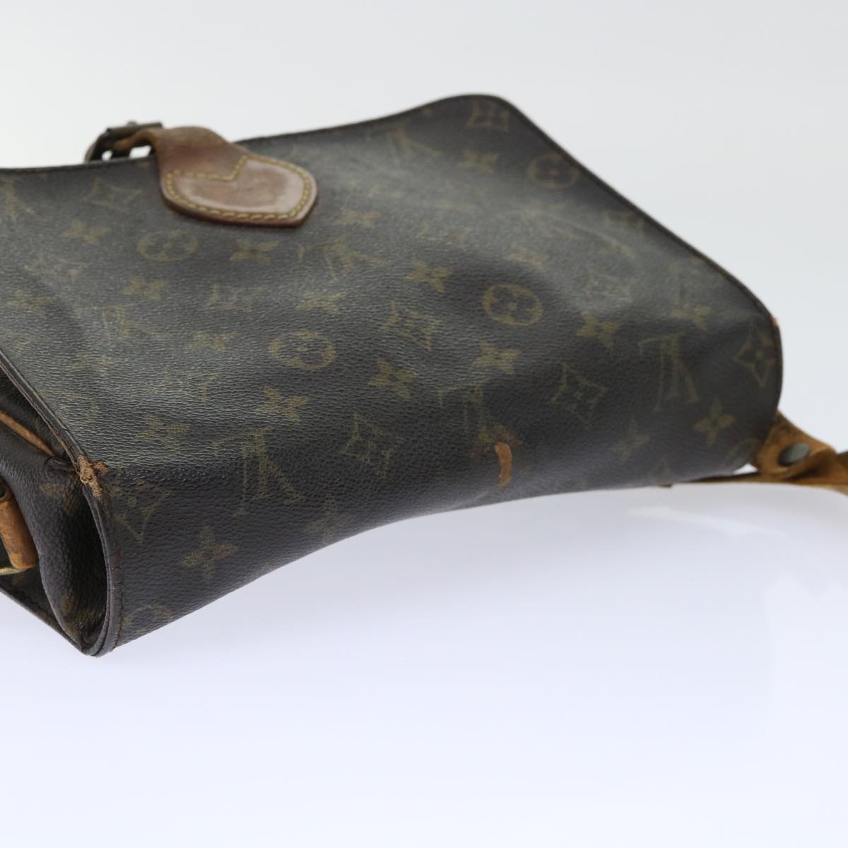 LOUIS VUITTON Monogram Cartouchiere GM Shoulder Bag M51252 LV Auth th3923