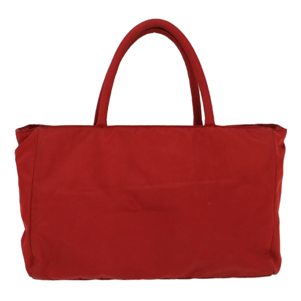 PRADA Hand Bag Nylon Red Auth th3933