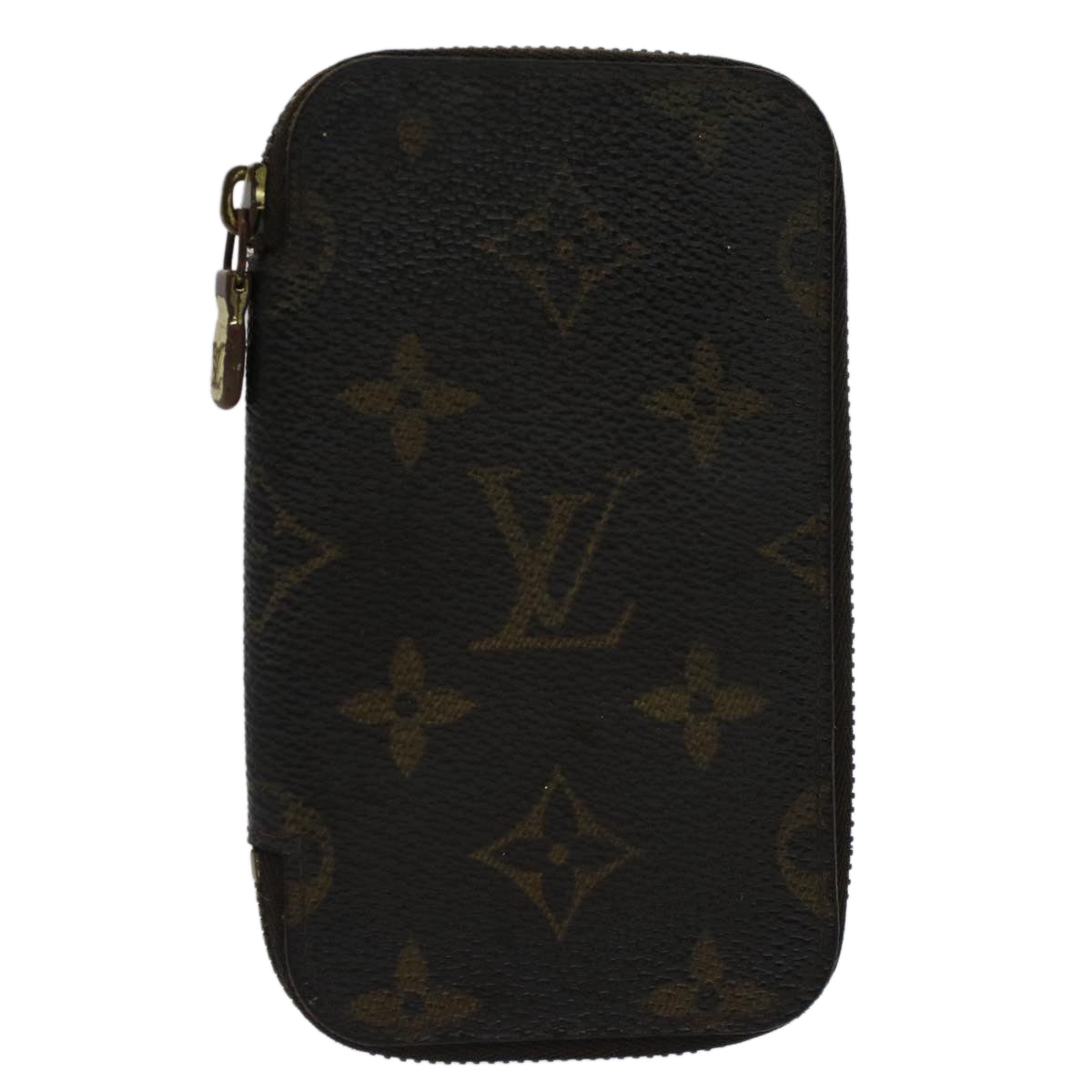 LOUIS VUITTON Monogram Pochette 6 Cure Key Case M62610 LV Auth th3938