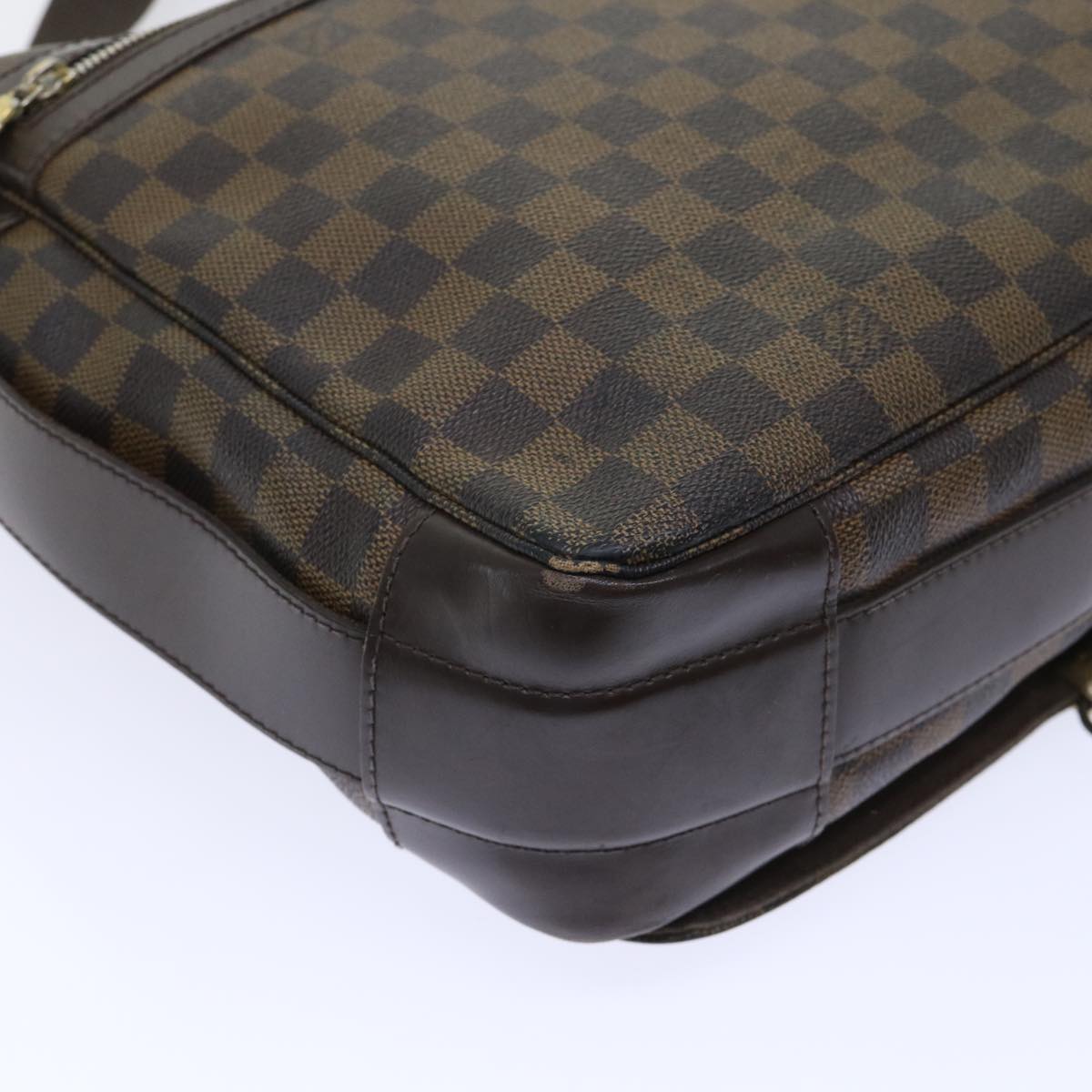 LOUIS VUITTON Damier Ebene Abbesses Shoulder Bag N45257 LV Auth th3948