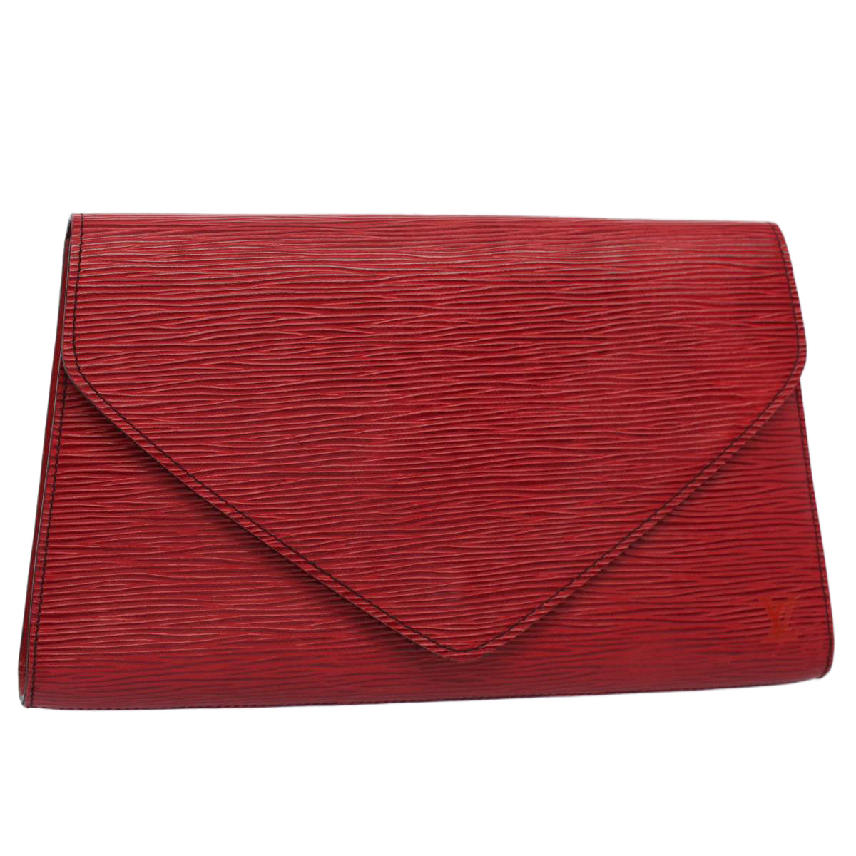 LOUIS VUITTON Epi Art Deco Clutch Bag Red M52637 LV Auth th3962