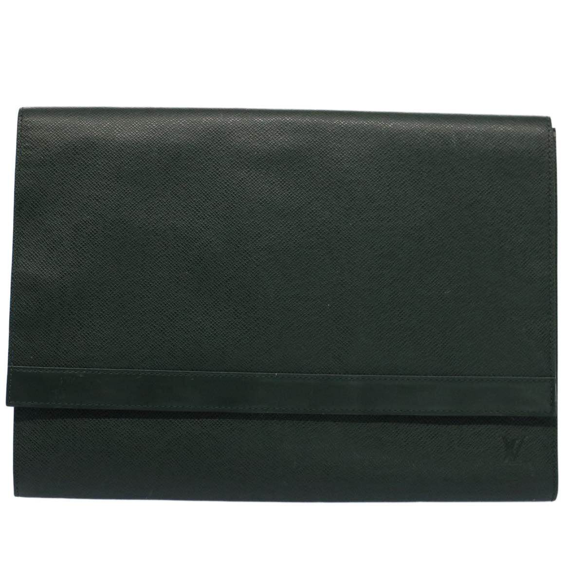 LOUIS VUITTON Taiga Leather Volga Briefcase Epicea M30204 LV Auth th3968