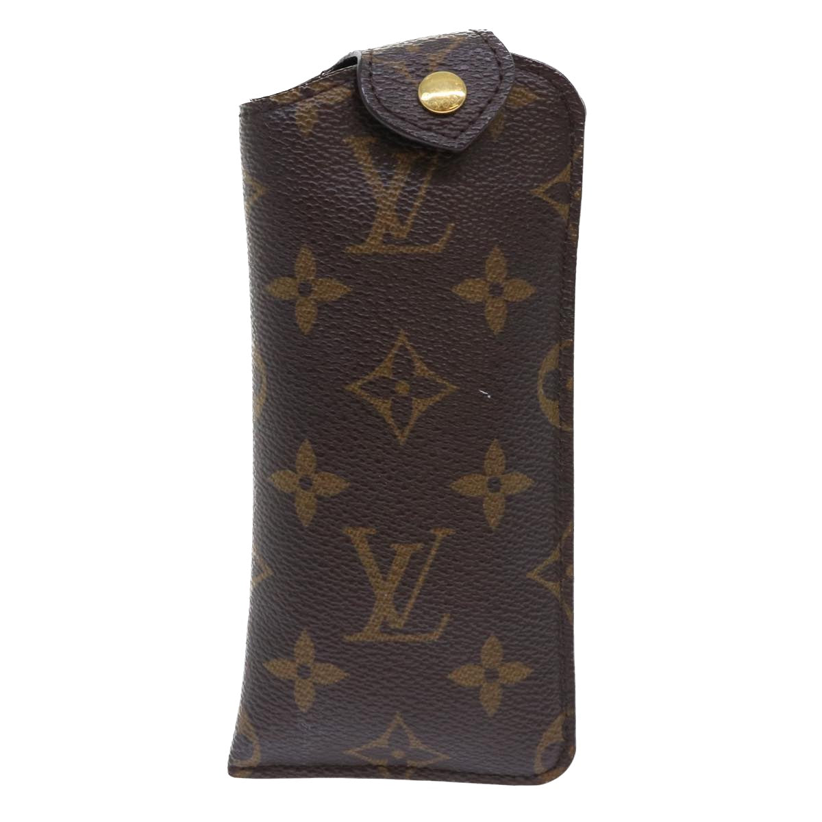 LOUIS VUITTON Monogram Etui Lunette PM Glasses Case M66545 LV Auth th3970