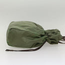 PRADA Tote Bag Nylon Khaki Auth th3978-4