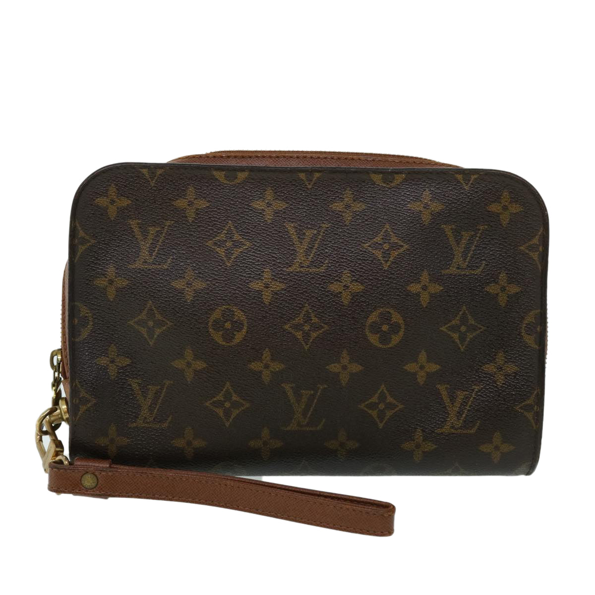 LOUIS VUITTON Monogram Orsay Clutch Bag M51790 LV Auth th3987