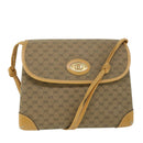 GUCCI Micro GG Canvas Shoulder Bag PVC Leather Beige 007 92 5548 Auth th3994-1