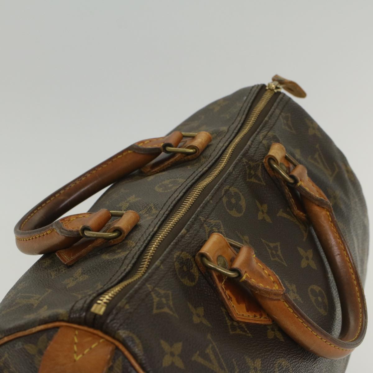 LOUIS VUITTON Monogram Speedy 30 Hand Bag M41526 LV Auth th4004