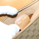 GUCCI Micro GG Canvas Web Sherry Line Shoulder Bag Beige Auth th4016-12