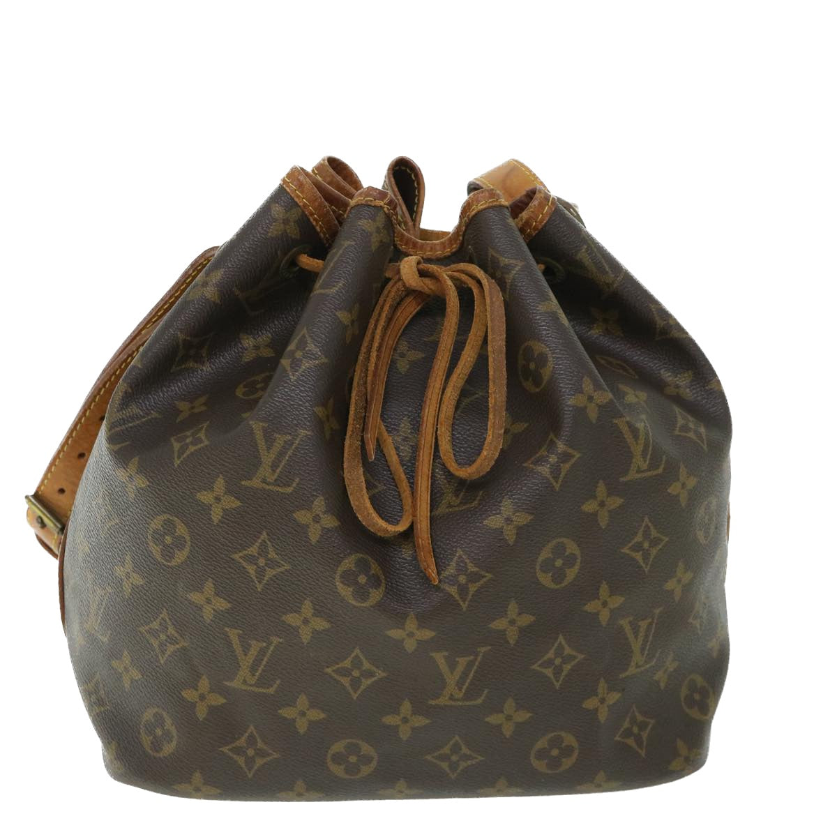 LOUIS VUITTON Monogram Petit Noe Shoulder Bag M42226 LV Auth th4023