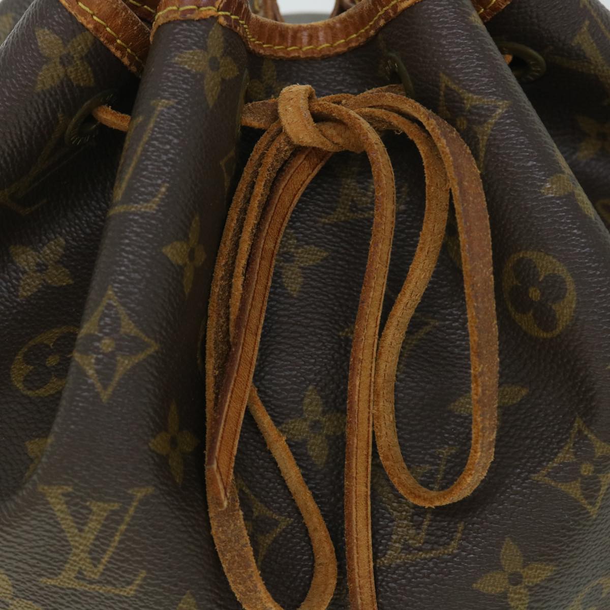 LOUIS VUITTON Monogram Petit Noe Shoulder Bag M42226 LV Auth th4023