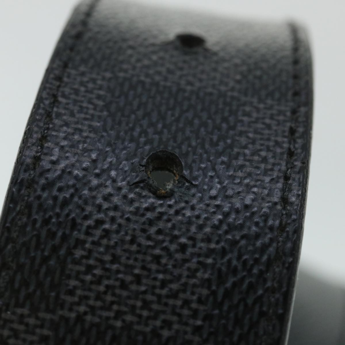 LOUIS VUITTON Damier Graphite Ceinture Inventeur Tour Belt M9632V LV Auth th4026