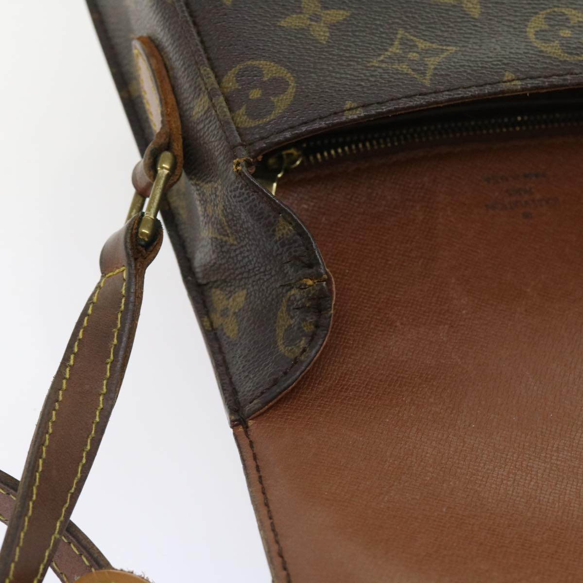 LOUIS VUITTON Monogram Saint Cloud MM Shoulder Bag M51243 LV Auth th4037