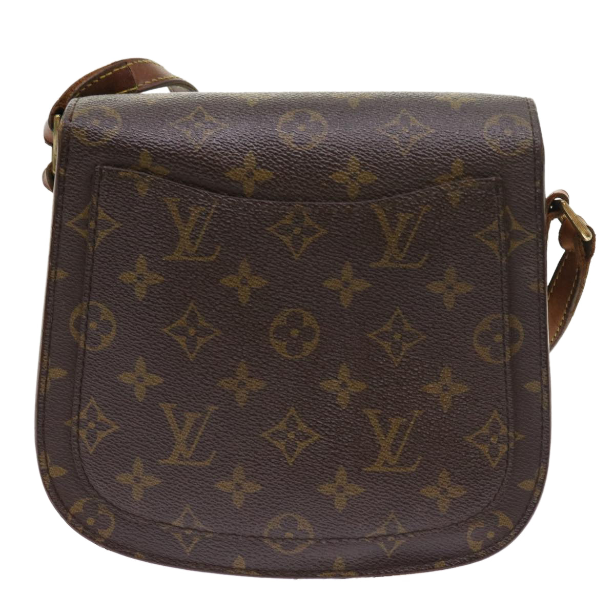 LOUIS VUITTON Monogram Saint Cloud MM Shoulder Bag M51243 LV Auth th4037