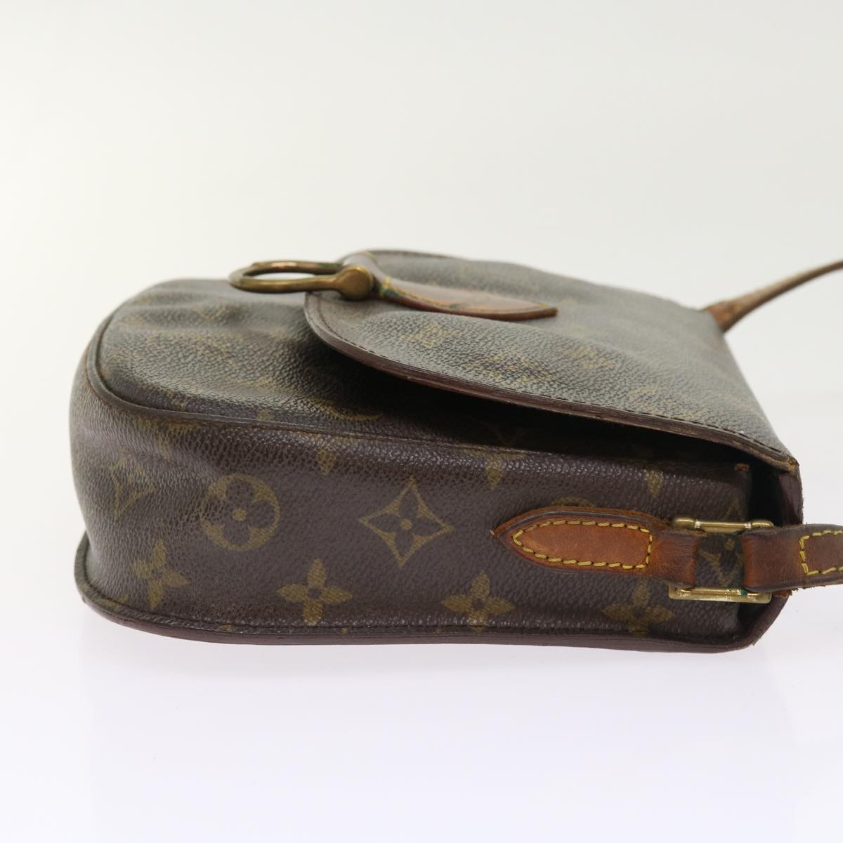 LOUIS VUITTON Monogram Saint Cloud MM Shoulder Bag M51243 LV Auth th4037