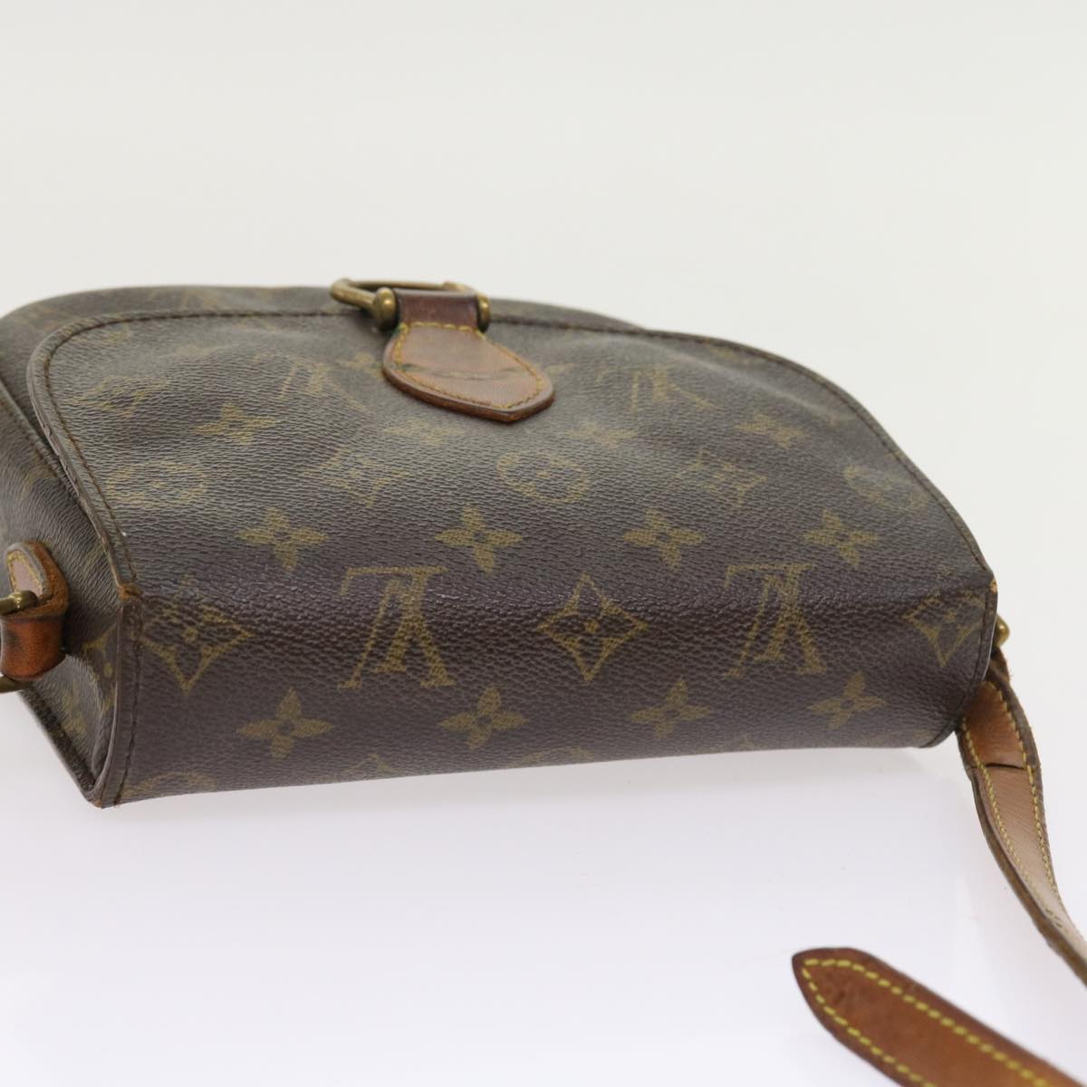 LOUIS VUITTON Monogram Saint Cloud MM Shoulder Bag M51243 LV Auth th4037