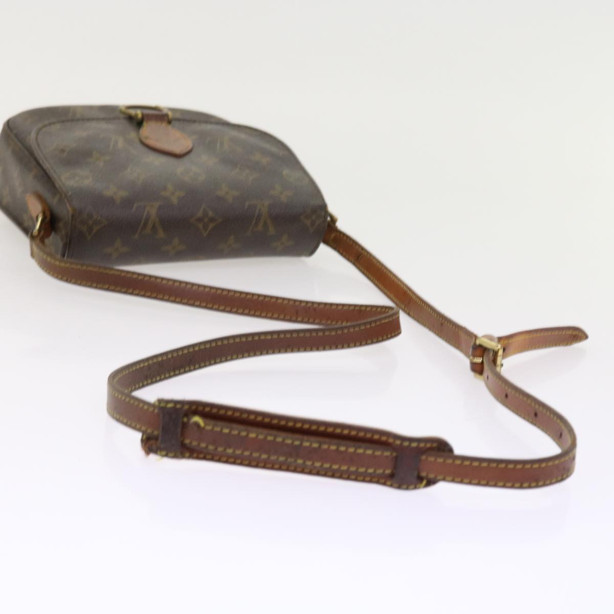 LOUIS VUITTON Monogram Saint Cloud MM Shoulder Bag M51243 LV Auth th4037