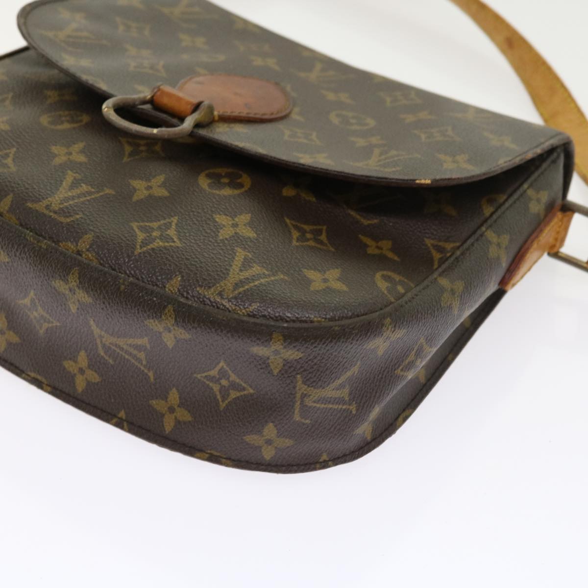 LOUIS VUITTON Monogram Saint Cloud GM Shoulder Bag M51242 LV Auth th4045