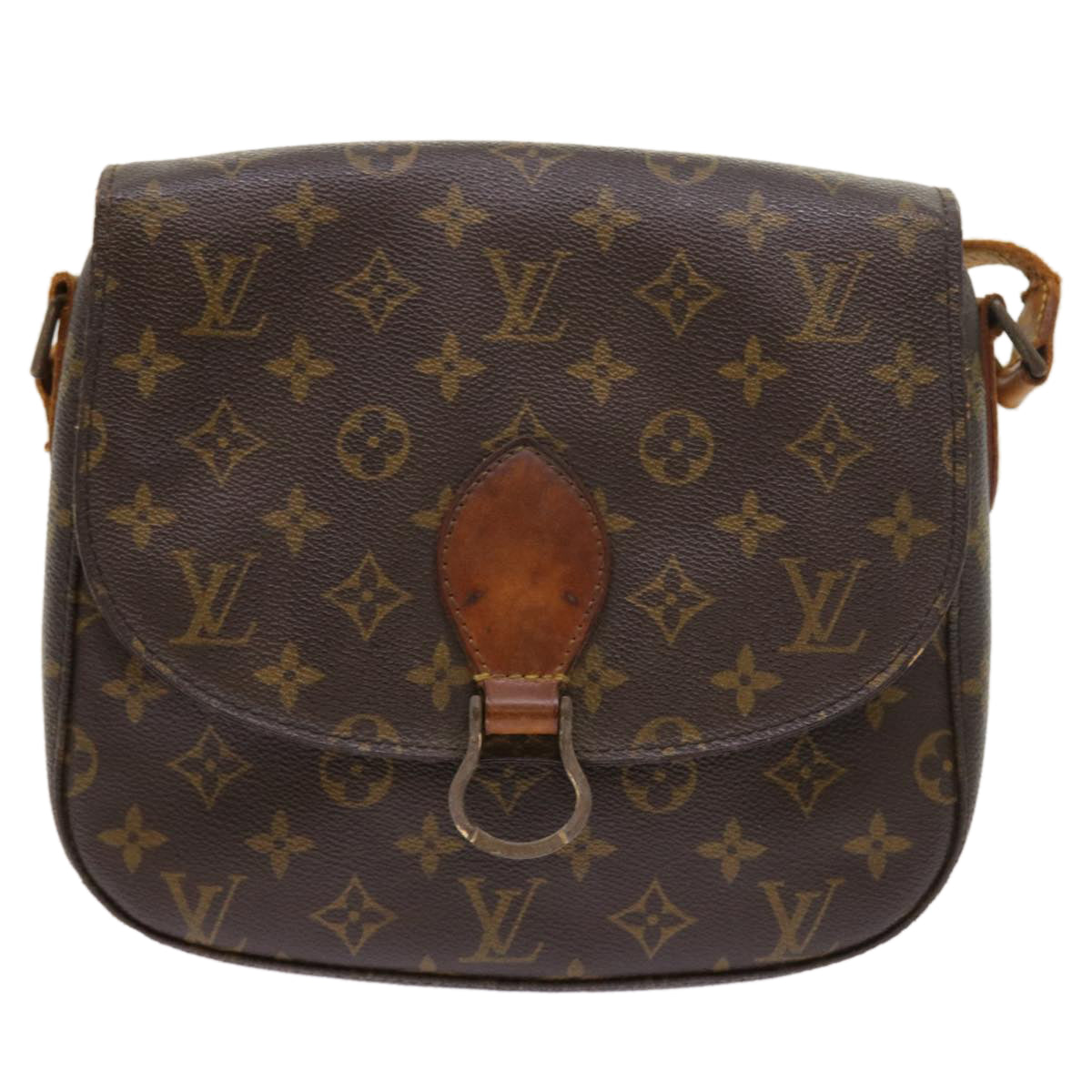 LOUIS VUITTON Monogram Saint Cloud GM Shoulder Bag M51242 LV Auth th4045