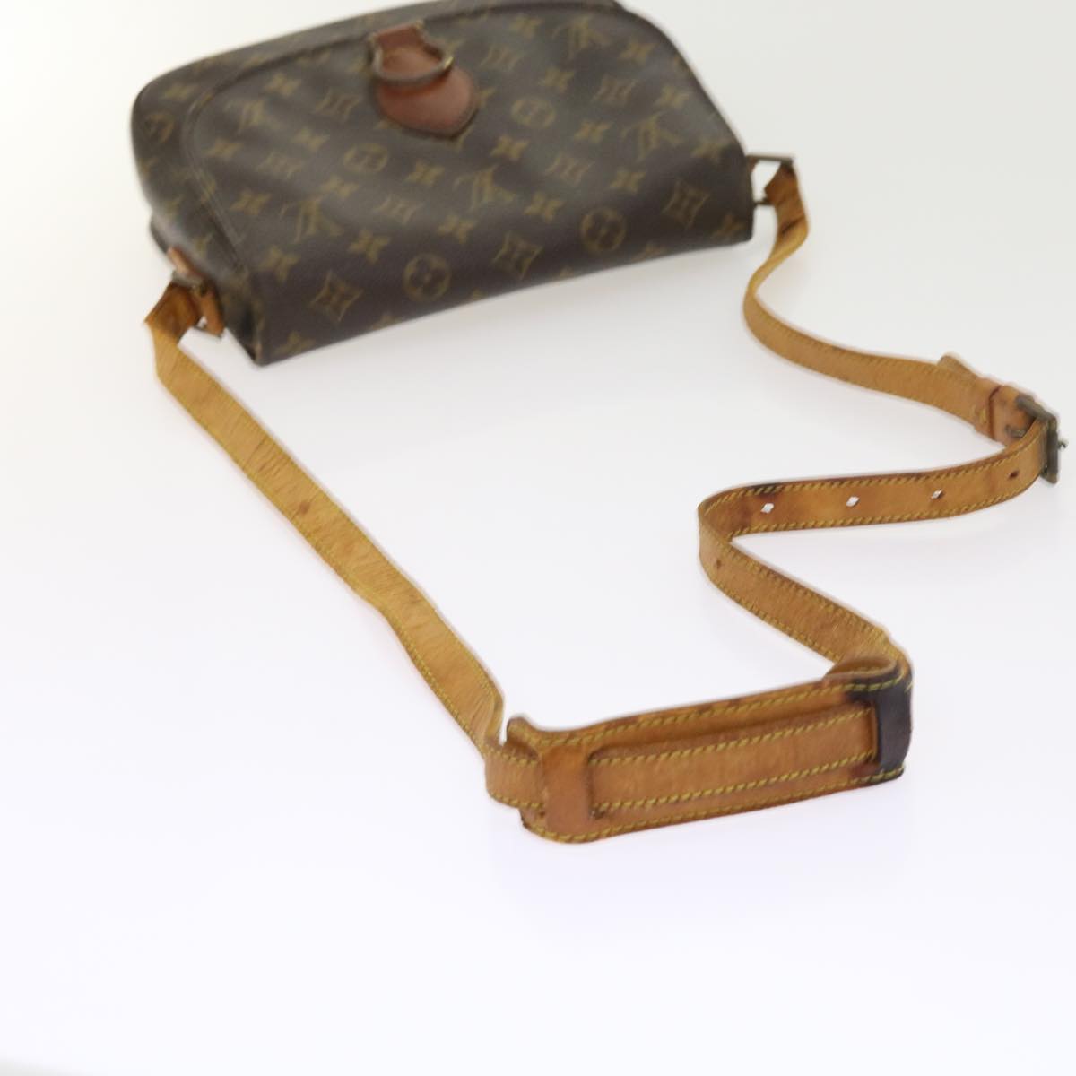 LOUIS VUITTON Monogram Saint Cloud GM Shoulder Bag M51242 LV Auth th4045