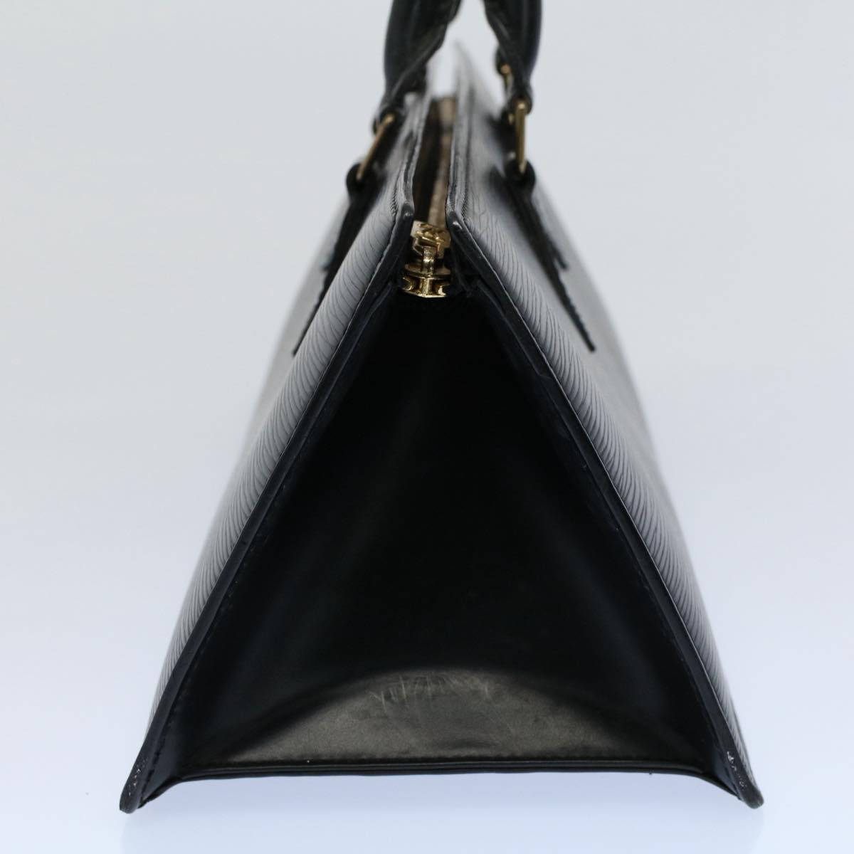 LOUIS VUITTON Epi Sac Triangle Hand Bag Black Noir M52092 LV Auth th4052