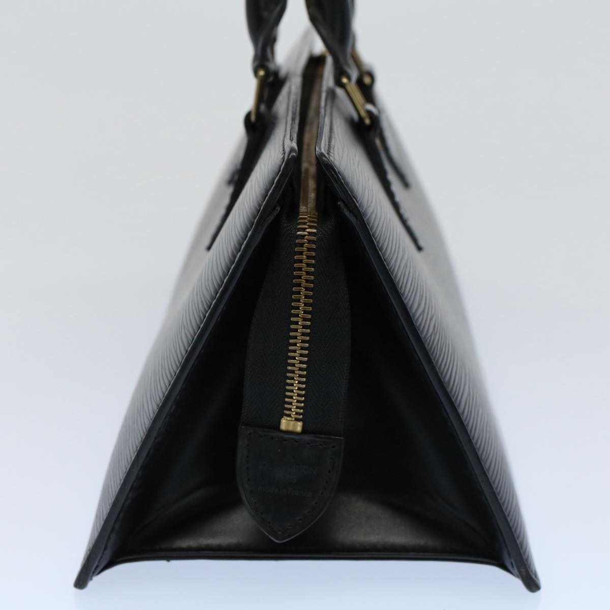 LOUIS VUITTON Epi Sac Triangle Hand Bag Black Noir M52092 LV Auth th4052