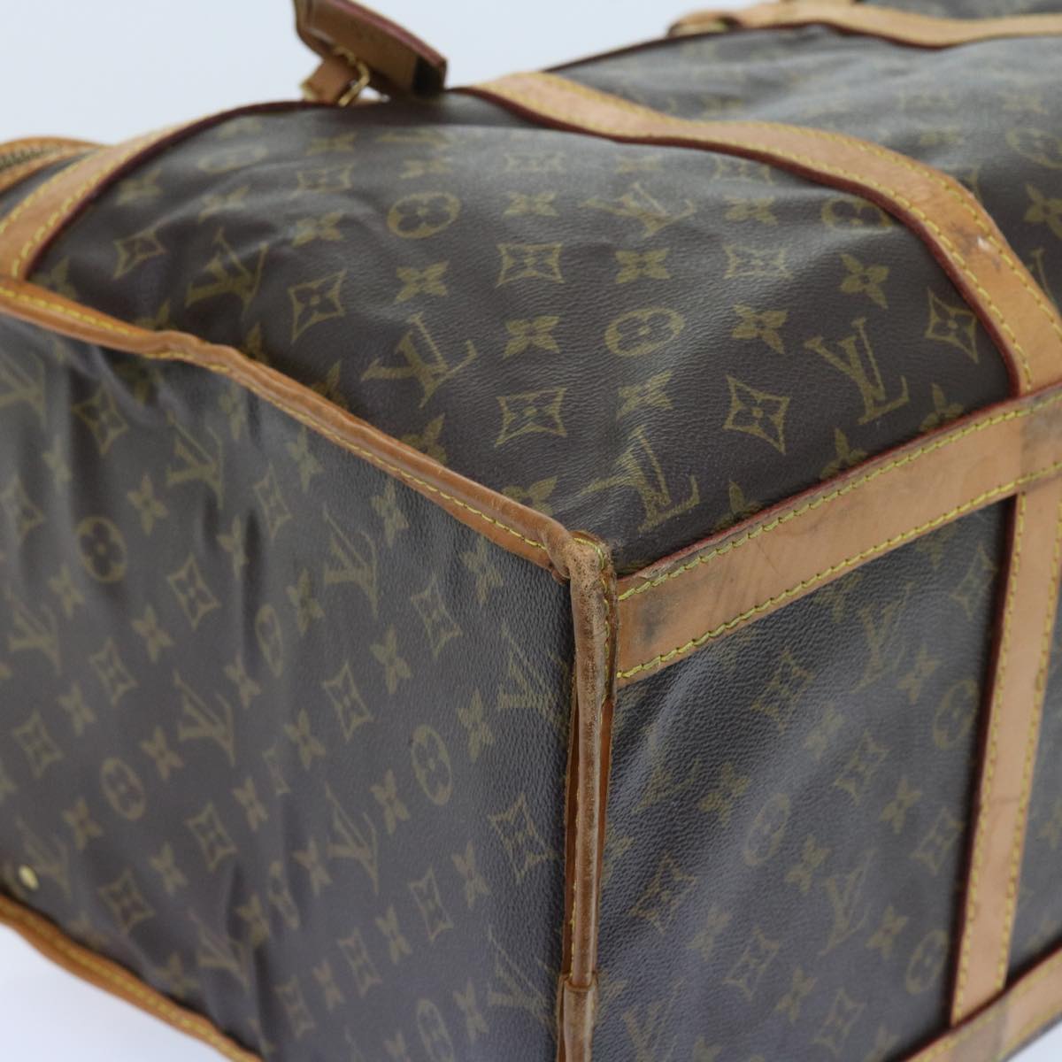 LOUIS VUITTON Monogram Sac Shan 55 Pet Carry M42020 LV Auth th4065