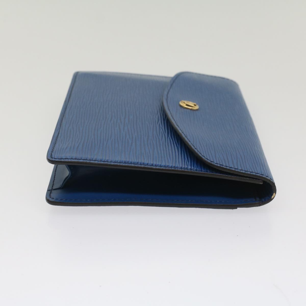 LOUIS VUITTON Epi Montaigne 23 Clutch Bag Blue M52665 LV Auth th4081