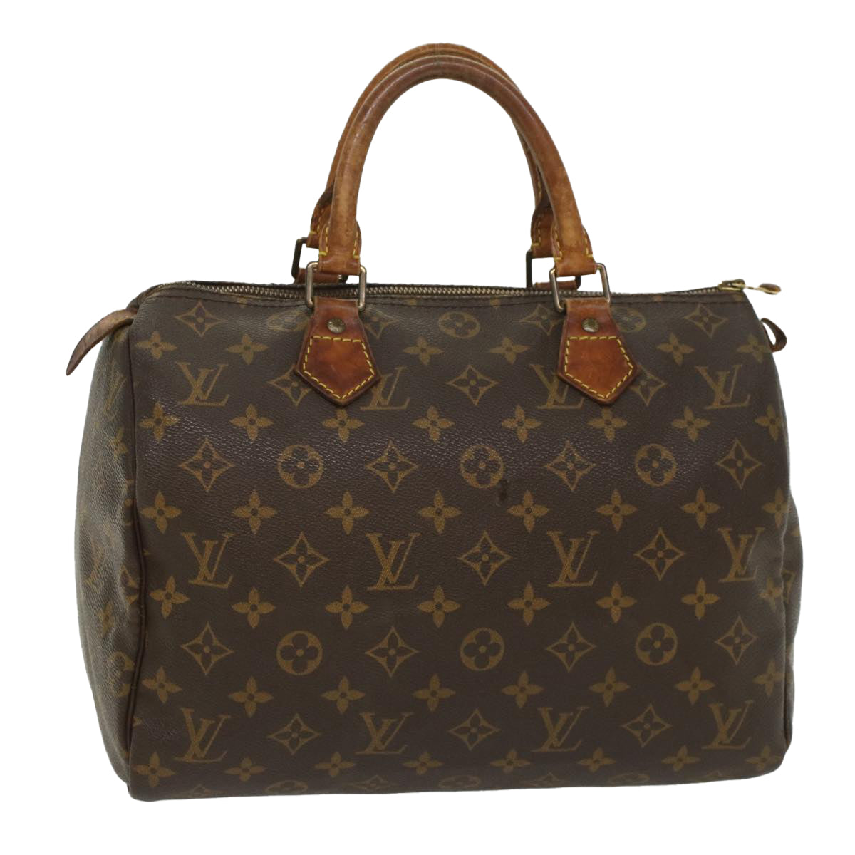 LOUIS VUITTON Monogram Speedy 30 Hand Bag M41526 LV Auth th4087