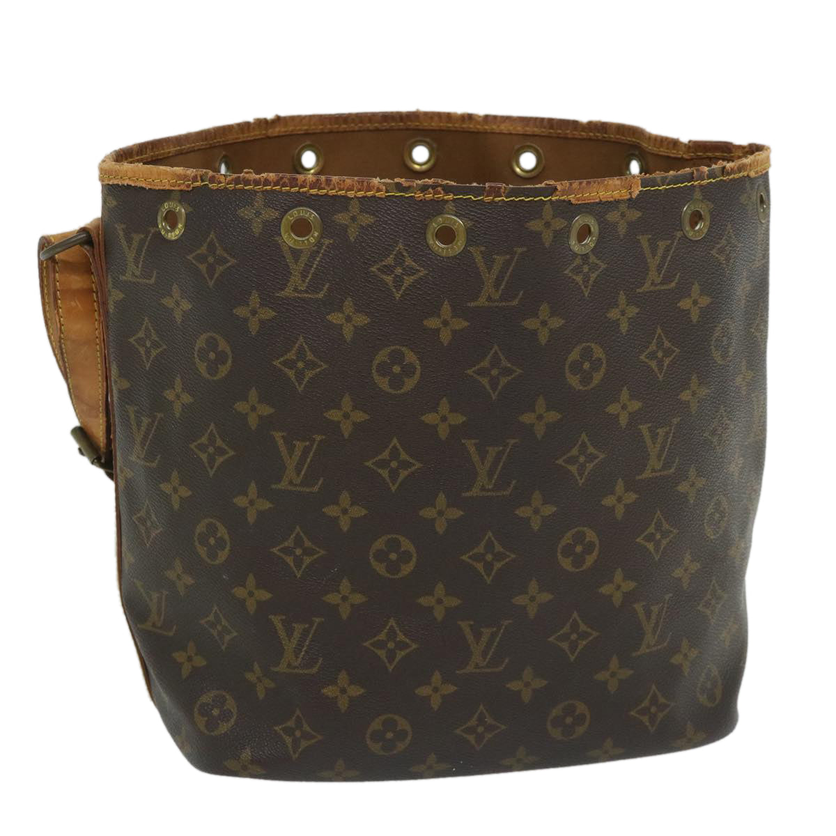 LOUIS VUITTON Monogram Petit Noe Shoulder Bag M42226 LV Auth th4110