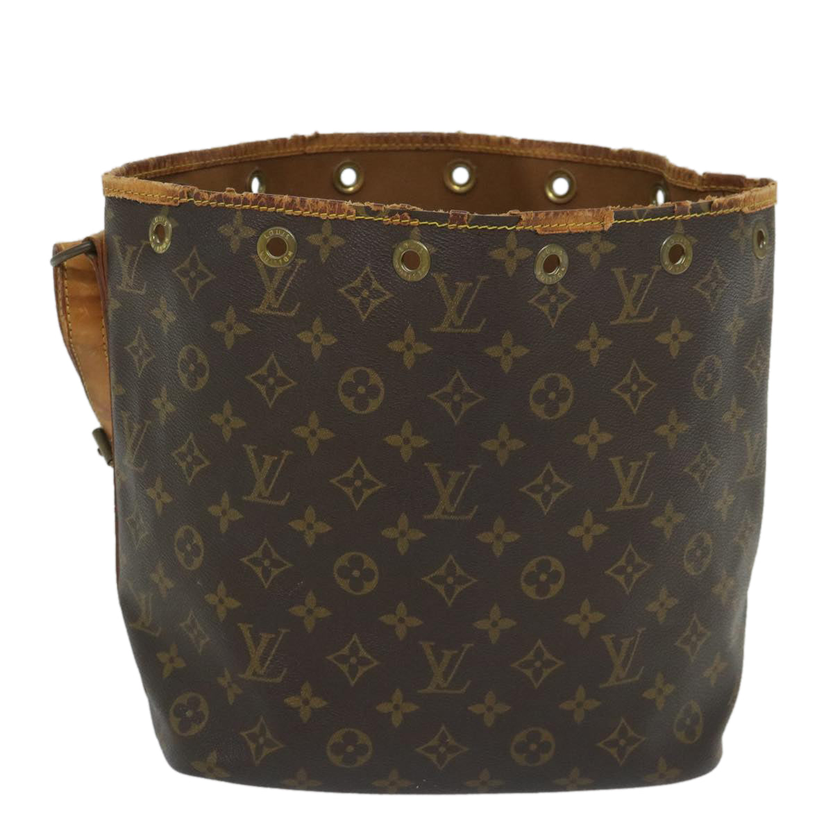 LOUIS VUITTON Monogram Petit Noe Shoulder Bag M42226 LV Auth th4110