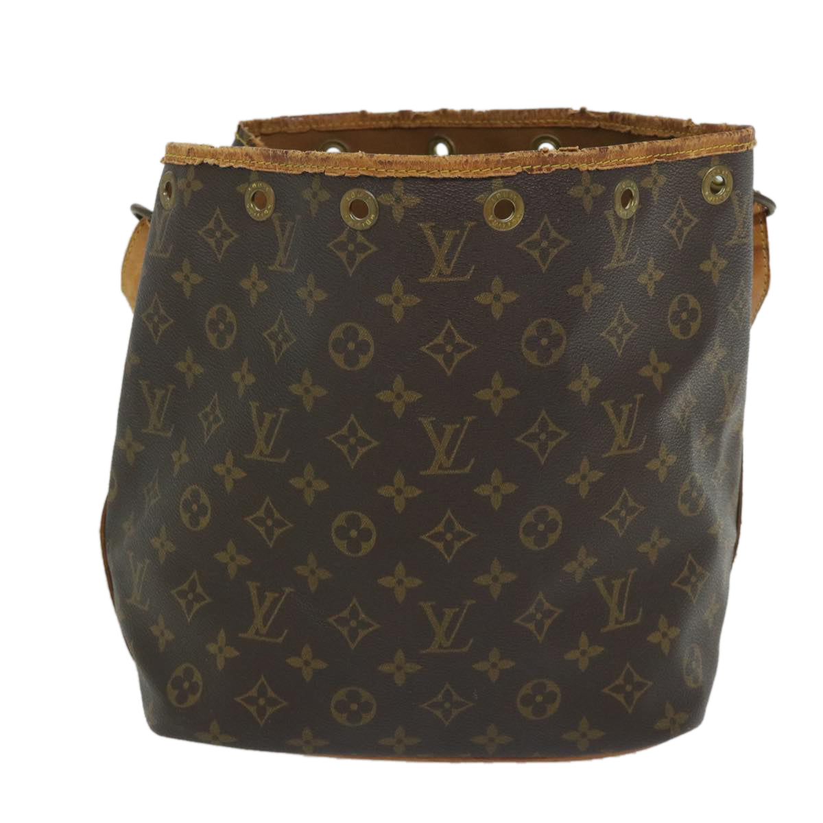 LOUIS VUITTON Monogram Petit Noe Shoulder Bag M42226 LV Auth th4110