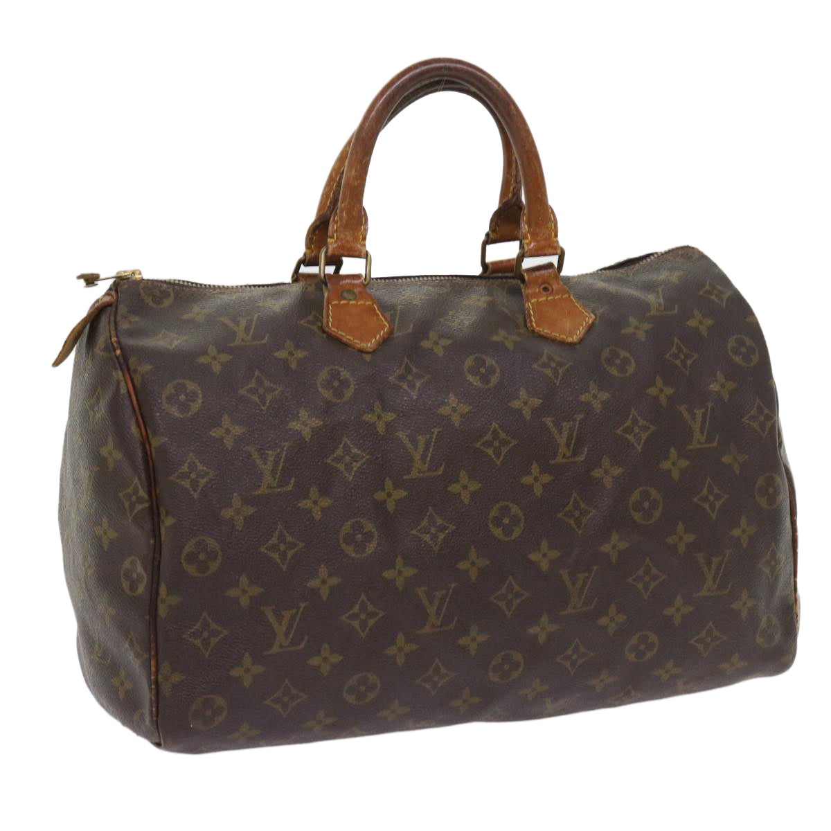 LOUIS VUITTON Monogram Speedy 35 Hand Bag M41524 LV Auth th4112