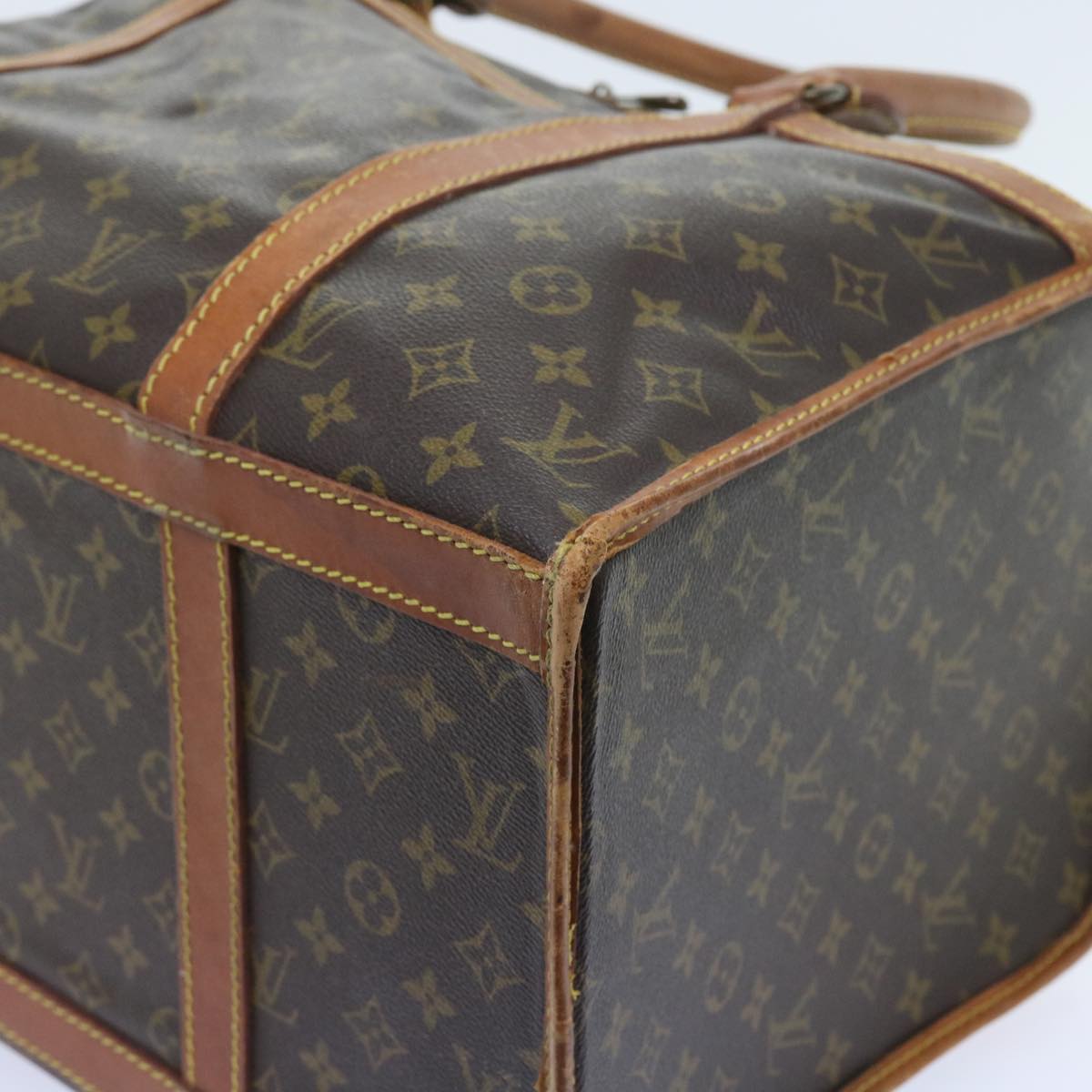 LOUIS VUITTON Monogram Sac Shan 45 Pet Carry M42024 LV Auth th4133