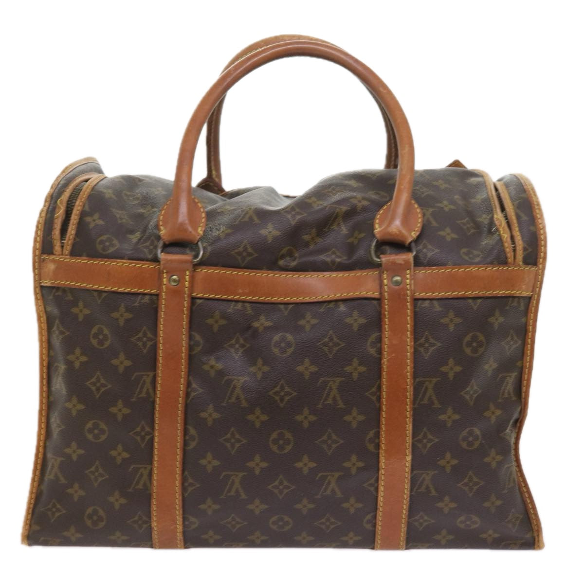 LOUIS VUITTON Monogram Sac Shan 45 Pet Carry M42024 LV Auth th4133 - 0