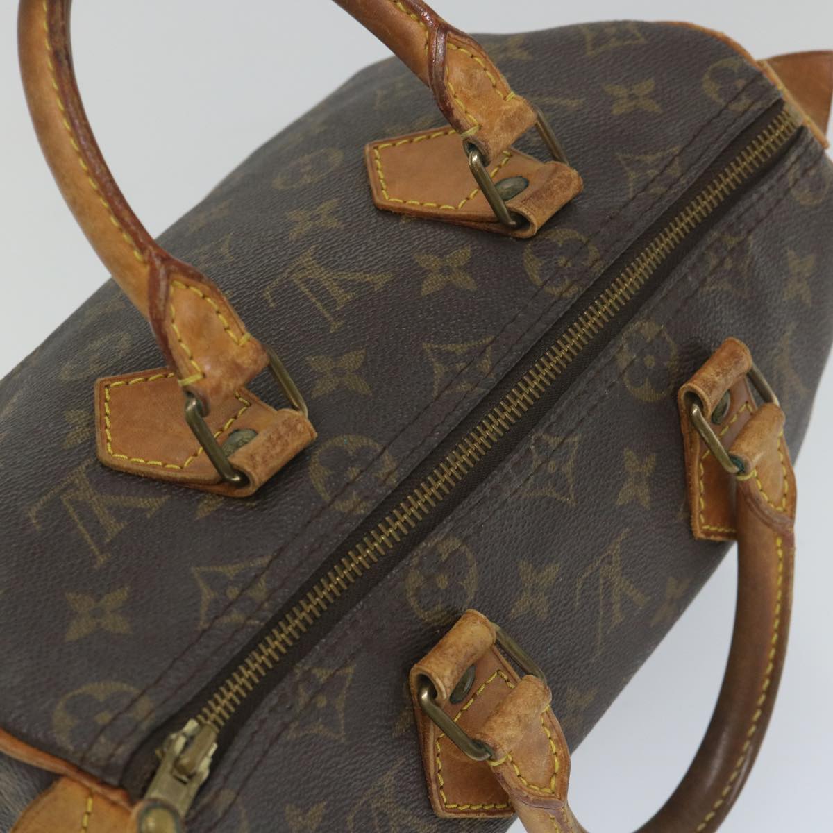 LOUIS VUITTON Monogram Speedy 25 Hand Bag M41528 LV Auth th4142