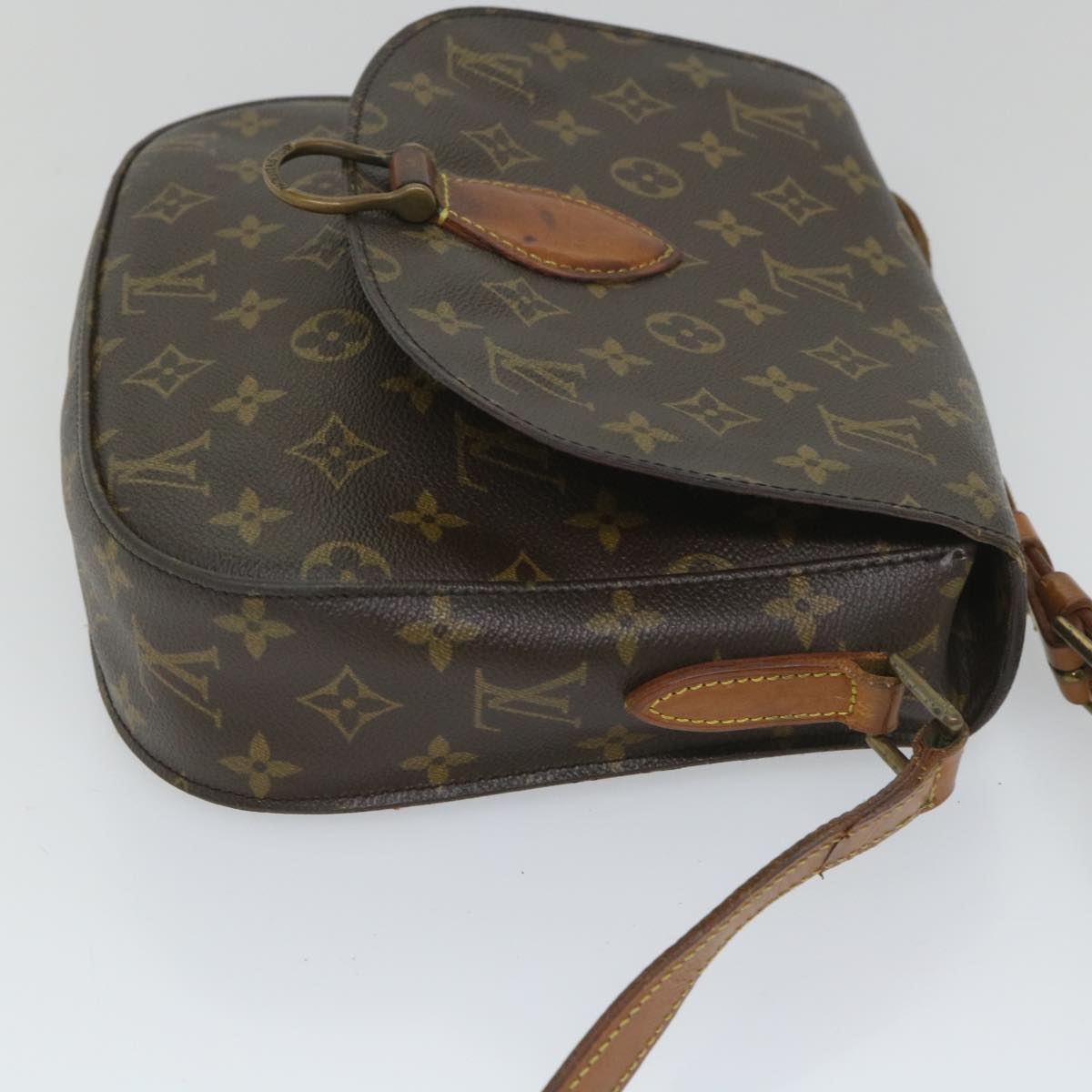 LOUIS VUITTON Monogram Saint Cloud GM Shoulder Bag M51242 LV Auth th4160