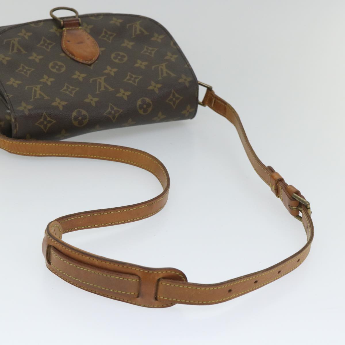 LOUIS VUITTON Monogram Saint Cloud GM Shoulder Bag M51242 LV Auth th4160