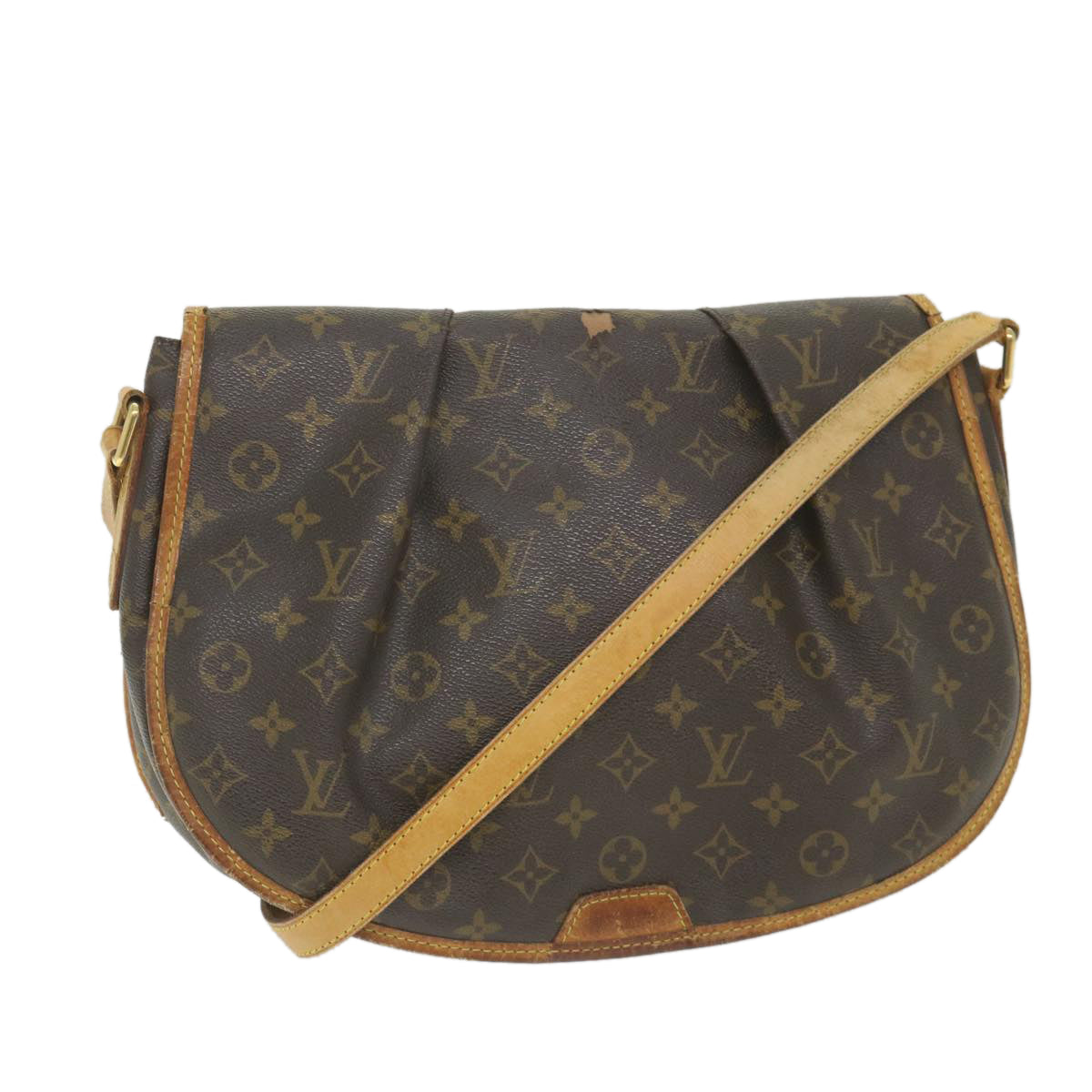 LOUIS VUITTON Monogram Menilmontant MM Shoulder Bag M40473 LV Auth th4204