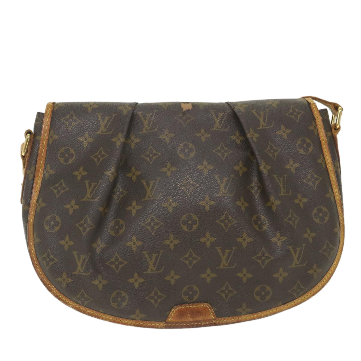 LOUIS VUITTON Monogram Menilmontant MM Shoulder Bag M40473 LV Auth th4204