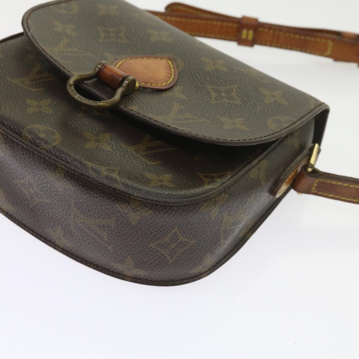 LOUIS VUITTON Monogram Saint Cloud PM Shoulder Bag M51244 LV Auth th4212