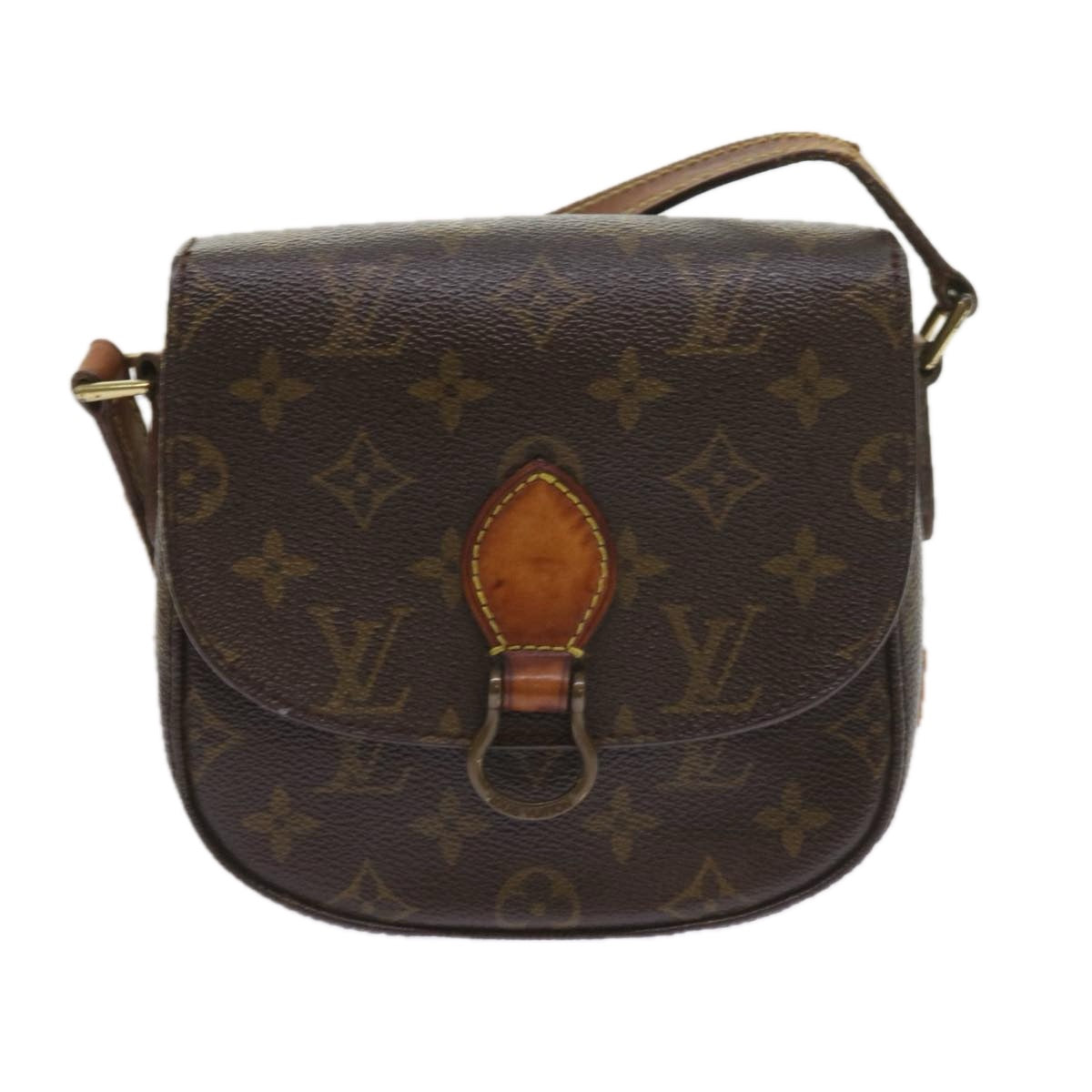 LOUIS VUITTON Monogram Saint Cloud PM Shoulder Bag M51244 LV Auth th4212