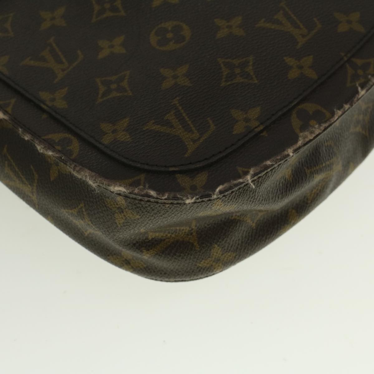 LOUIS VUITTON Monogram Saint Cloud GM Shoulder Bag M51242 LV Auth th4218