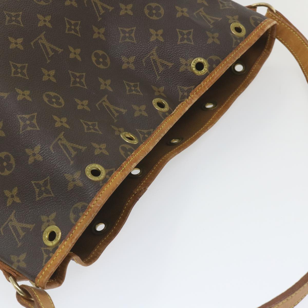 LOUIS VUITTON Monogram Noe Shoulder Bag M42224 LV Auth th4239