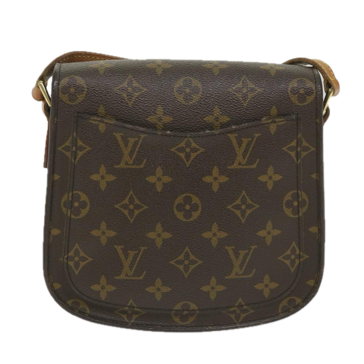 LOUIS VUITTON Monogram Saint Cloud MM Shoulder Bag M51243 LV Auth th4258